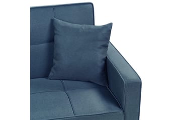 Bäddsoffa Glomma - Blå, Svart - Möbler - Soffa - Bäddsoffa - 2 sits bäddsoffa