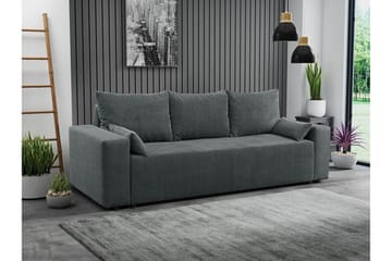 Bäddsoffa - Grå - Möbler - Soffa - Bäddsoffa - Bäddsoffa längsbäddad