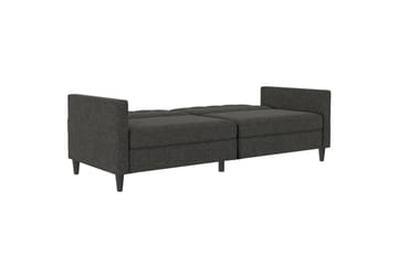 Bäddsoffa Hartford 203x83x82 cm, Antracit, Linnetyg Utseende (100% Polyester - 203x83x82 cm, Antracit, Linnetyg Utseende (100% Polyester - Möbler - Soffa - Bäddsoffa - 3 sits bäddsoffa