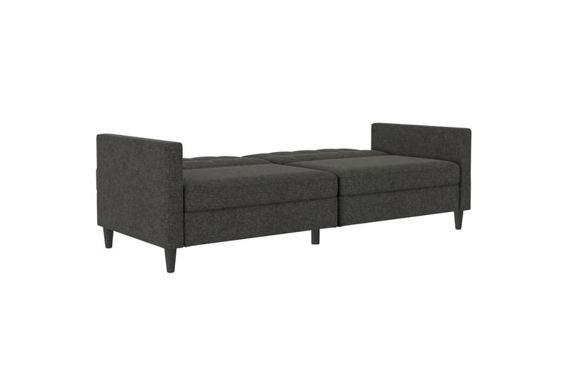 Bäddsoffa Hartford 203x83x82 cm, Antracit, Linnetyg Utseende (100% Polyester - 203x83x82 cm, Antracit, Linnetyg Utseende (100% Polyester - Möbler - Soffa - Bäddsoffa - 3 sits bäddsoffa