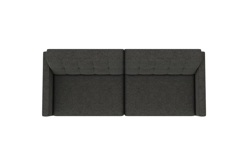 Bäddsoffa Hartford 203x83x82 cm, Antracit, Linnetyg Utseende (100% Polyester - 203x83x82 cm, Antracit, Linnetyg Utseende (100% Polyester - Möbler - Soffa - Bäddsoffa - 3 sits bäddsoffa