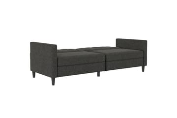 Bäddsoffa Hartford 203x83x82 cm, Antracit, Linnetyg Utseende (100% Polyester - 203x83x82 cm, Antracit, Linnetyg Utseende (100% Polyester - Möbler - Soffa - Bäddsoffa - 3 sits bäddsoffa