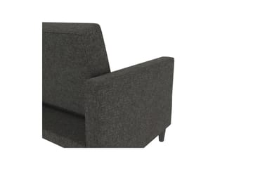 Bäddsoffa Hartford 203x83x82 cm, Antracit, Linnetyg Utseende (100% Polyester - 203x83x82 cm, Antracit, Linnetyg Utseende (100% Polyester - Möbler - Soffa - Bäddsoffa - 3 sits bäddsoffa