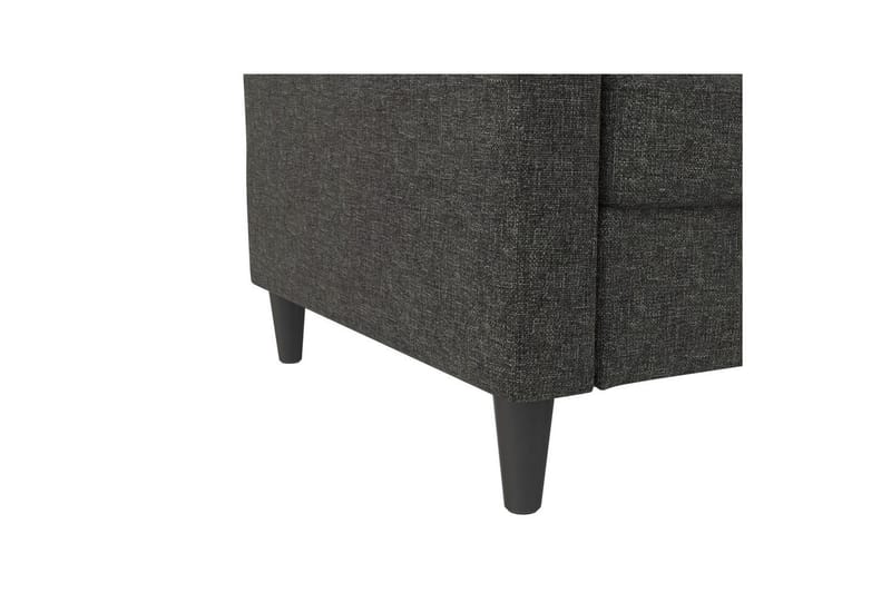 Bäddsoffa Hartford 203x83x82 cm, Antracit, Linnetyg Utseende (100% Polyester - 203x83x82 cm, Antracit, Linnetyg Utseende (100% Polyester - Möbler - Soffa - Bäddsoffa - 3 sits bäddsoffa