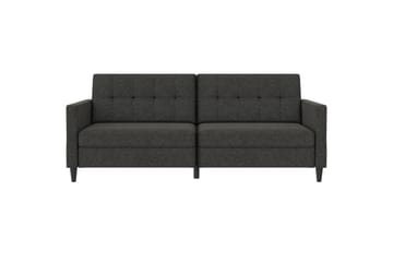 Bäddsoffa Hartford 203x83x82 cm, Antracit, Linnetyg Utseende (100% Polyester - 203x83x82 cm, Antracit, Linnetyg Utseende (100% Polyester - Möbler - Soffa - Bäddsoffa - 3 sits bäddsoffa