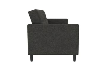 Bäddsoffa Hartford 203x83x82 cm, Antracit, Linnetyg Utseende (100% Polyester - 203x83x82 cm, Antracit, Linnetyg Utseende (100% Polyester - Möbler - Soffa - Bäddsoffa - 3 sits bäddsoffa