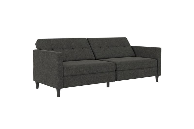 Bäddsoffa Hartford 203x83x82 cm, Antracit, Linnetyg Utseende (100% Polyester - 203x83x82 cm, Antracit, Linnetyg Utseende (100% Polyester - Möbler - Soffa - Bäddsoffa - 3 sits bäddsoffa