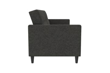 Bäddsoffa Hartford 203x83x82 cm, Antracit, Linnetyg Utseende (100% Polyester - 203x83x82 cm, Antracit, Linnetyg Utseende (100% Polyester - Möbler - Soffa - Bäddsoffa - 3 sits bäddsoffa