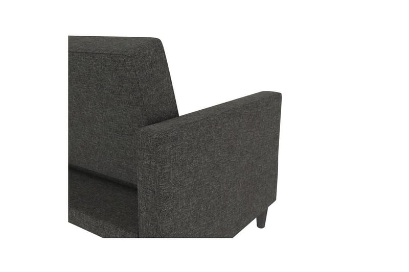 Bäddsoffa Hartford 203x83x82 cm, Antracit, Linnetyg Utseende (100% Polyester - 203x83x82 cm, Antracit, Linnetyg Utseende (100% Polyester - Möbler - Soffa - Bäddsoffa - 3 sits bäddsoffa