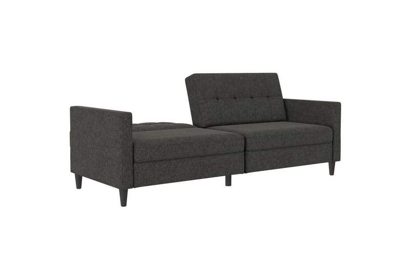 Bäddsoffa Hartford 203x83x82 cm, Antracit, Linnetyg Utseende (100% Polyester - 203x83x82 cm, Antracit, Linnetyg Utseende (100% Polyester - Möbler - Soffa - Bäddsoffa - 3 sits bäddsoffa