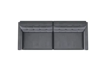 Bäddsoffa Hartford 203x83x82 cm, Antracit, Sammet - 203x83x82 cm, Antracit, Sammet - Möbler - Soffa - Bäddsoffa - 3 sits bäddsoffa