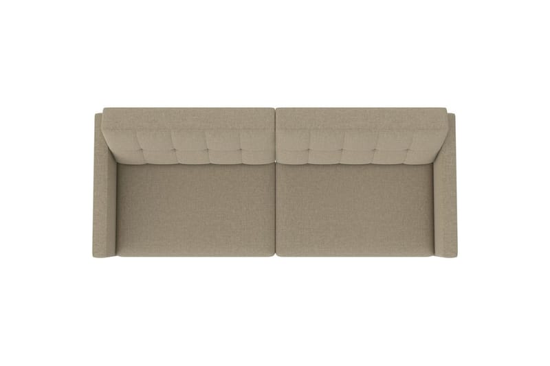 Bäddsoffa Hartford 203x83x82 cm, Cappuccino, Linnetyg Utseende (100% Polyester - 203x83x82 cm, Cappuccino, Linnetyg Utseende (100% Polyester - Möbler - Soffa - Bäddsoffa - 3 sits bäddsoffa
