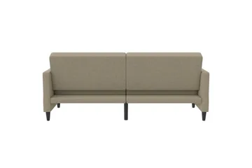 Bäddsoffa Hartford 203x83x82 cm, Cappuccino, Linnetyg Utseende (100% Polyester - 203x83x82 cm, Cappuccino, Linnetyg Utseende (100% Polyester - Möbler - Soffa - Bäddsoffa - 3 sits bäddsoffa