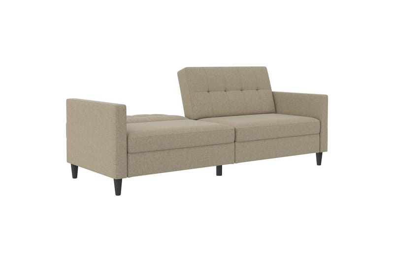 Bäddsoffa Hartford 203x83x82 cm, Cappuccino, Linnetyg Utseende (100% Polyester - 203x83x82 cm, Cappuccino, Linnetyg Utseende (100% Polyester - Möbler - Soffa - Bäddsoffa - 3 sits bäddsoffa