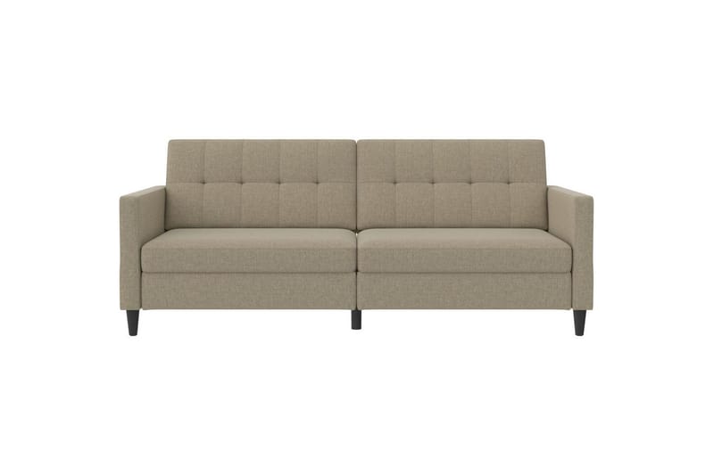 Bäddsoffa Hartford 203x83x82 cm, Cappuccino, Linnetyg Utseende (100% Polyester - 203x83x82 cm, Cappuccino, Linnetyg Utseende (100% Polyester - Möbler - Soffa - Bäddsoffa - 3 sits bäddsoffa