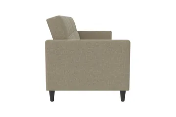 Bäddsoffa Hartford 203x83x82 cm, Cappuccino, Linnetyg Utseende (100% Polyester - 203x83x82 cm, Cappuccino, Linnetyg Utseende (100% Polyester - Möbler - Soffa - Bäddsoffa - 3 sits bäddsoffa