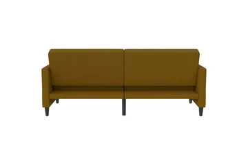 Bäddsoffa Hartford 203x83x82 cm, Curry, Linnetyg Utseende (100% Polyester - 203x83x82 cm, Curry, Linnetyg Utseende (100% Polyester - Möbler - Soffa - Bäddsoffa - 3 sits bäddsoffa