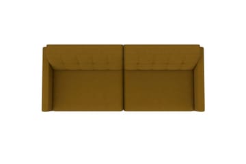 Bäddsoffa Hartford 203x83x82 cm, Curry, Linnetyg Utseende (100% Polyester - 203x83x82 cm, Curry, Linnetyg Utseende (100% Polyester - Möbler - Soffa - Bäddsoffa - 3 sits bäddsoffa