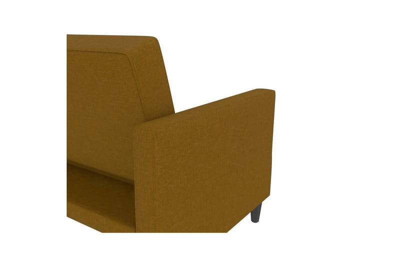 Bäddsoffa Hartford 203x83x82 cm, Curry, Linnetyg Utseende (100% Polyester - 203x83x82 cm, Curry, Linnetyg Utseende (100% Polyester - Möbler - Soffa - Bäddsoffa - 3 sits bäddsoffa