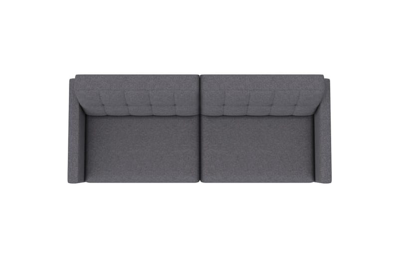 Bäddsoffa Hartford 203x83x82 cm, Grå, Linnetyg Utseende (100% Polyester - 203x83x82 cm, Grå, Linnetyg Utseende (100% Polyester - Möbler - Soffa - Bäddsoffa - 3 sits bäddsoffa
