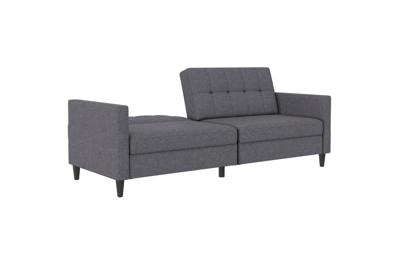Bäddsoffa Hartford 203x83x82 cm, Grå, Linnetyg Utseende (100% Polyester - 203x83x82 cm, Grå, Linnetyg Utseende (100% Polyester - Möbler - Soffa - Bäddsoffa - 3 sits bäddsoffa
