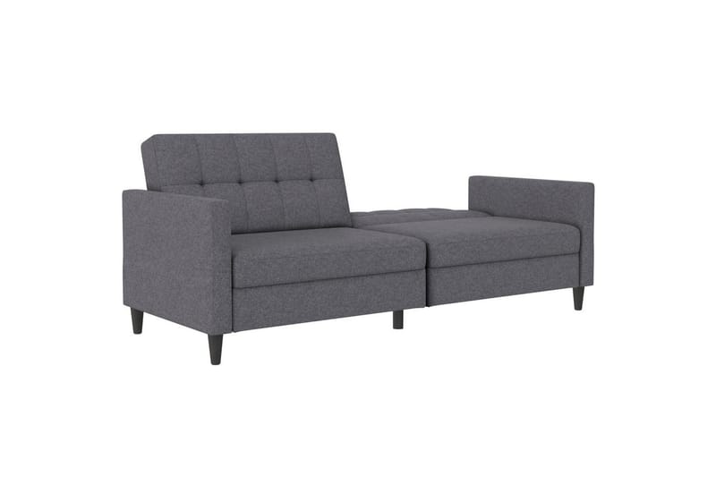 Bäddsoffa Hartford 203x83x82 cm, Grå, Linnetyg Utseende (100% Polyester - 203x83x82 cm, Grå, Linnetyg Utseende (100% Polyester - Möbler - Soffa - Bäddsoffa - 3 sits bäddsoffa