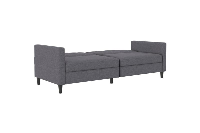 Bäddsoffa Hartford 203x83x82 cm, Grå, Linnetyg Utseende (100% Polyester - 203x83x82 cm, Grå, Linnetyg Utseende (100% Polyester - Möbler - Soffa - Bäddsoffa - 3 sits bäddsoffa