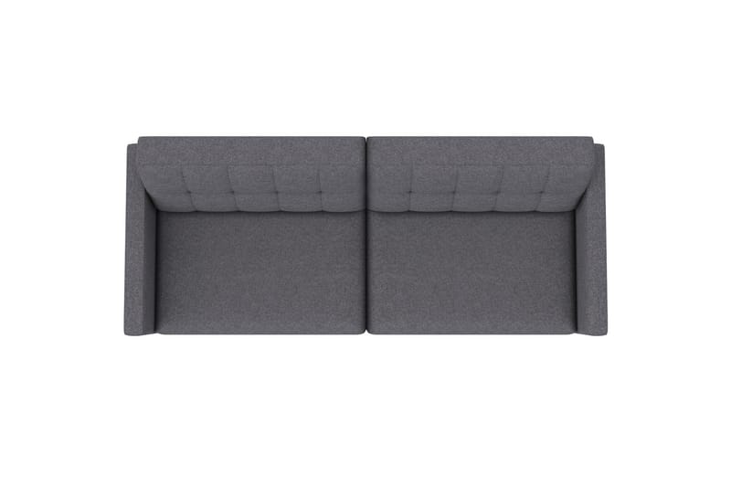 Bäddsoffa Hartford 203x83x82 cm, Grå, Linnetyg Utseende (100% Polyester - 203x83x82 cm, Grå, Linnetyg Utseende (100% Polyester - Möbler - Soffa - Bäddsoffa - 3 sits bäddsoffa