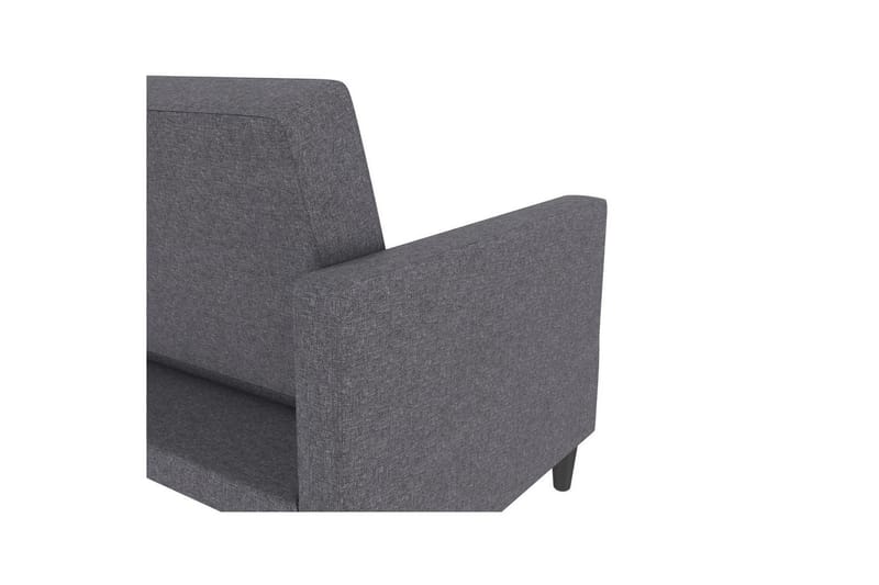 Bäddsoffa Hartford 203x83x82 cm, Grå, Linnetyg Utseende (100% Polyester - 203x83x82 cm, Grå, Linnetyg Utseende (100% Polyester - Möbler - Soffa - Bäddsoffa - 3 sits bäddsoffa