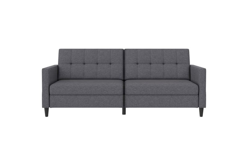 Bäddsoffa Hartford 203x83x82 cm, Grå, Linnetyg Utseende (100% Polyester - 203x83x82 cm, Grå, Linnetyg Utseende (100% Polyester - Möbler - Soffa - Bäddsoffa - 3 sits bäddsoffa