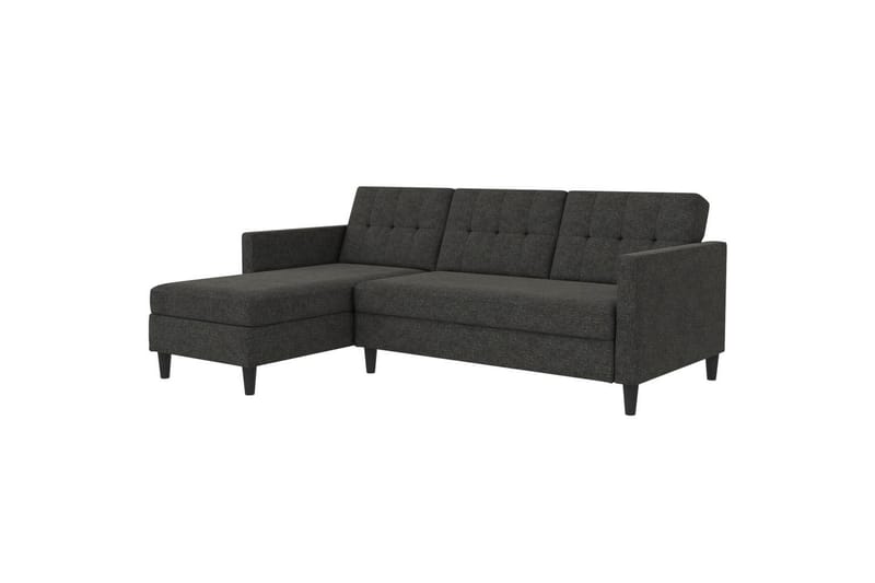 Bäddsoffa Hartford 213x153x82 cm, Antracit, Linnetyg Utseende (100% Polyester - 213x153x82 cm, Antracit, Linnetyg Utseende (100% Polyester - Möbler - Soffa - Bäddsoffa - Bäddsoffa divan