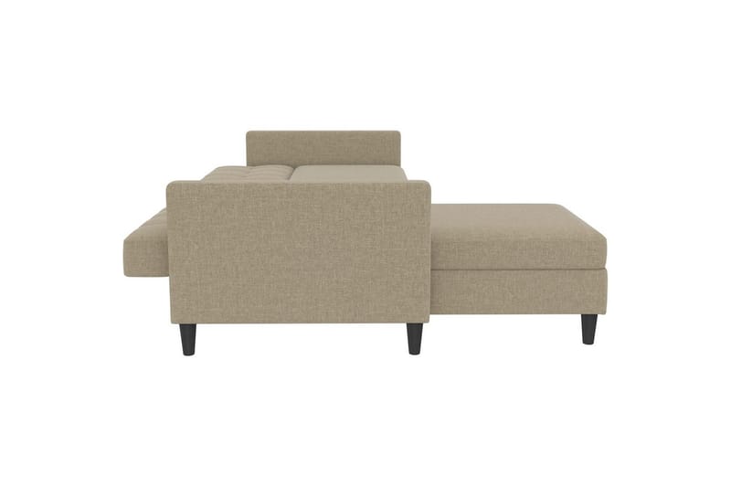 Bäddsoffa Hartford 213x153x82 cm, Cappuccino, Linnetyg Utseende (100% Polyester - 213x153x82 cm, Cappuccino, Linnetyg Utseende (100% Polyester - Möbler - Soffa - Bäddsoffa - Bäddsoffa divan