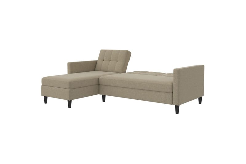 Bäddsoffa Hartford 213x153x82 cm, Cappuccino, Linnetyg Utseende (100% Polyester - 213x153x82 cm, Cappuccino, Linnetyg Utseende (100% Polyester - Möbler - Soffa - Bäddsoffa - Bäddsoffa divan