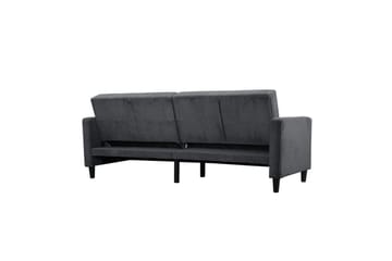 Bäddsoffa Hartford II 203x83x82 cm, Antracit - 203x83x82 cm, Antracit - Möbler - Soffa - Bäddsoffa - 3 sits bäddsoffa