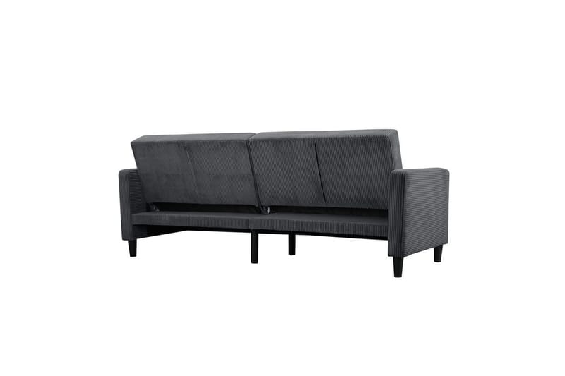 Bäddsoffa Hartford II 203x83x82 cm, Antracit - 203x83x82 cm, Antracit - Möbler - Soffa - Bäddsoffa - 3 sits bäddsoffa