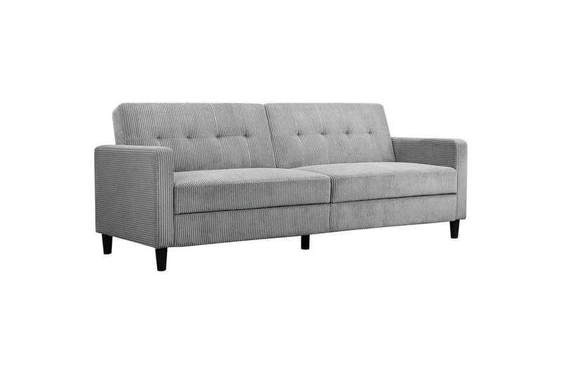 Bäddsoffa Hartford II 203x83x82 cm, Grå - 203x83x82 cm, Grå - Möbler - Soffa - Bäddsoffa - 3 sits bäddsoffa
