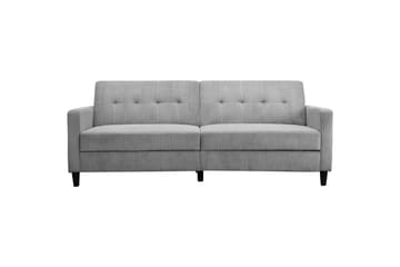 Bäddsoffa Hartford II 203x83x82 cm, Grå - 203x83x82 cm, Grå - Möbler - Soffa - Bäddsoffa - 3 sits bäddsoffa
