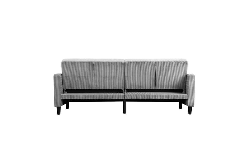 Bäddsoffa Hartford II 203x83x82 cm, Grå - 203x83x82 cm, Grå - Möbler - Soffa - Bäddsoffa - 3 sits bäddsoffa