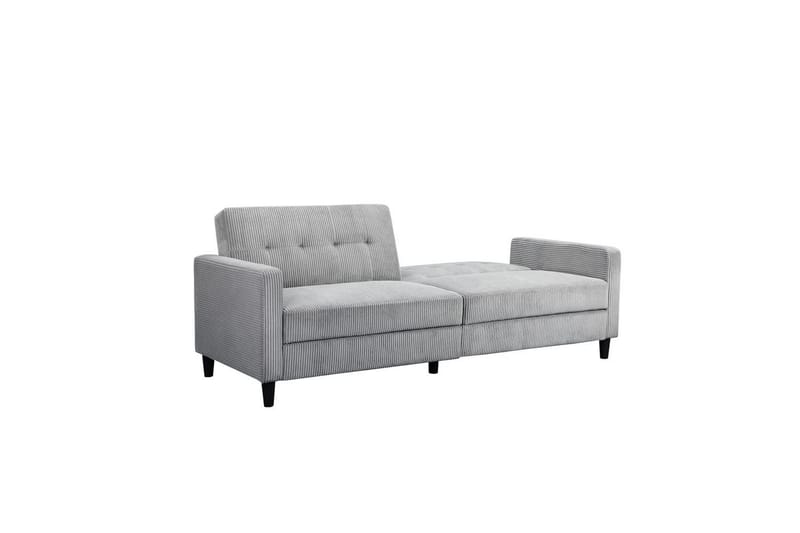 Bäddsoffa Hartford II 203x83x82 cm, Grå - 203x83x82 cm, Grå - Möbler - Soffa - Bäddsoffa - 3 sits bäddsoffa