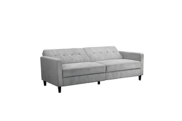 Bäddsoffa Hartford II 203x83x82 cm, Grå - 203x83x82 cm, Grå - Möbler - Soffa - Bäddsoffa - 3 sits bäddsoffa