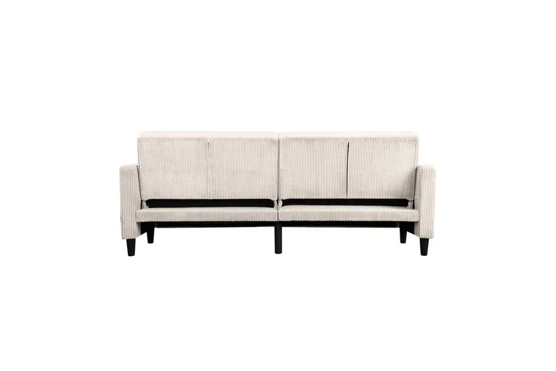 Bäddsoffa Hartford II 203x83x82 cm, Kräm - 203x83x82 cm, Kräm - Möbler - Soffa - Bäddsoffa - 3 sits bäddsoffa