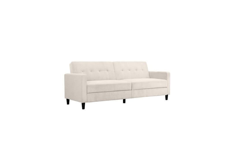 Bäddsoffa Hartford II 203x83x82 cm, Kräm - 203x83x82 cm, Kräm - Möbler - Soffa - Bäddsoffa - 3 sits bäddsoffa