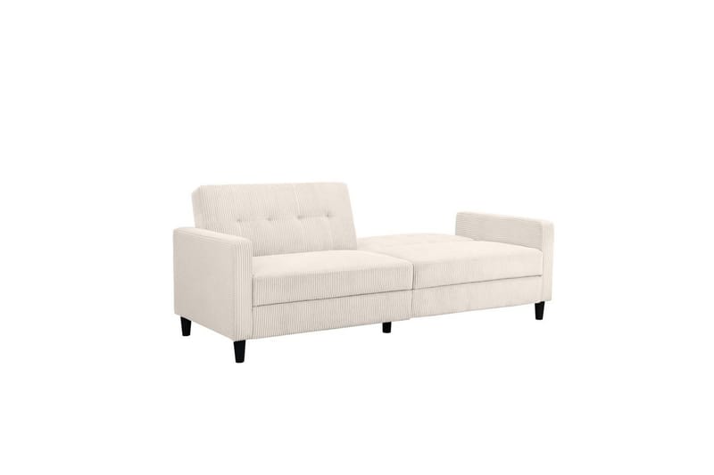 Bäddsoffa Hartford II 203x83x82 cm, Kräm - 203x83x82 cm, Kräm - Möbler - Soffa - Bäddsoffa - 3 sits bäddsoffa