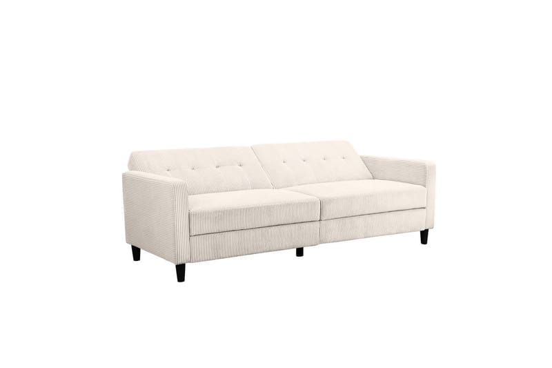 Bäddsoffa Hartford II 203x83x82 cm, Kräm - 203x83x82 cm, Kräm - Möbler - Soffa - Bäddsoffa - 3 sits bäddsoffa