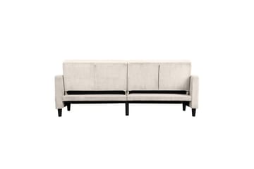 Bäddsoffa Hartford II 203x83x82 cm, Kräm - 203x83x82 cm, Kräm - Möbler - Soffa - Bäddsoffa - 3 sits bäddsoffa