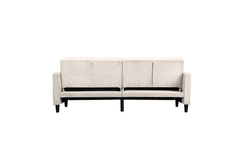 Bäddsoffa Hartford II 203x83x82 cm, Kräm - 203x83x82 cm, Kräm - Möbler - Soffa - Bäddsoffa - 3 sits bäddsoffa