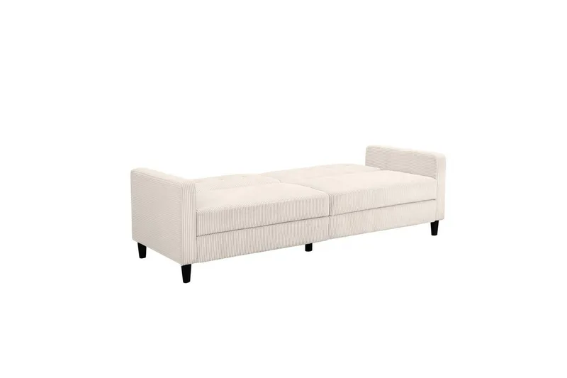 Bäddsoffa Hartford II 203x83x82 cm, Kräm - 203x83x82 cm, Kräm - Möbler - Soffa - Bäddsoffa - 3 sits bäddsoffa