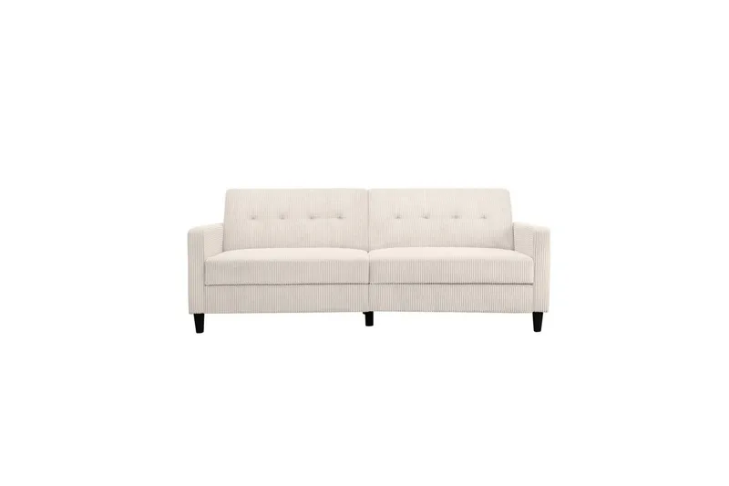 Bäddsoffa Hartford II 203x83x82 cm, Kräm - 203x83x82 cm, Kräm - Möbler - Soffa - Bäddsoffa - 3 sits bäddsoffa