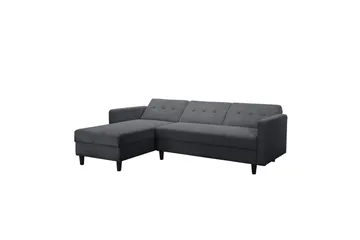 Bäddsoffa Hartford II 213x153x82 cm, Antracit - 213x153x82 cm, Antracit - Möbler - Soffa - Bäddsoffa - Bäddsoffa divan