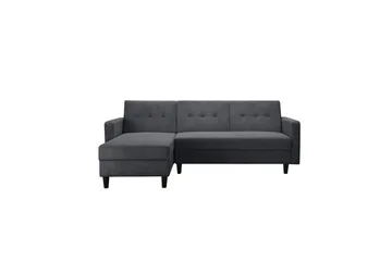 Bäddsoffa Hartford II 213x153x82 cm, Antracit - 213x153x82 cm, Antracit - Möbler - Soffa - Bäddsoffa - Bäddsoffa divan